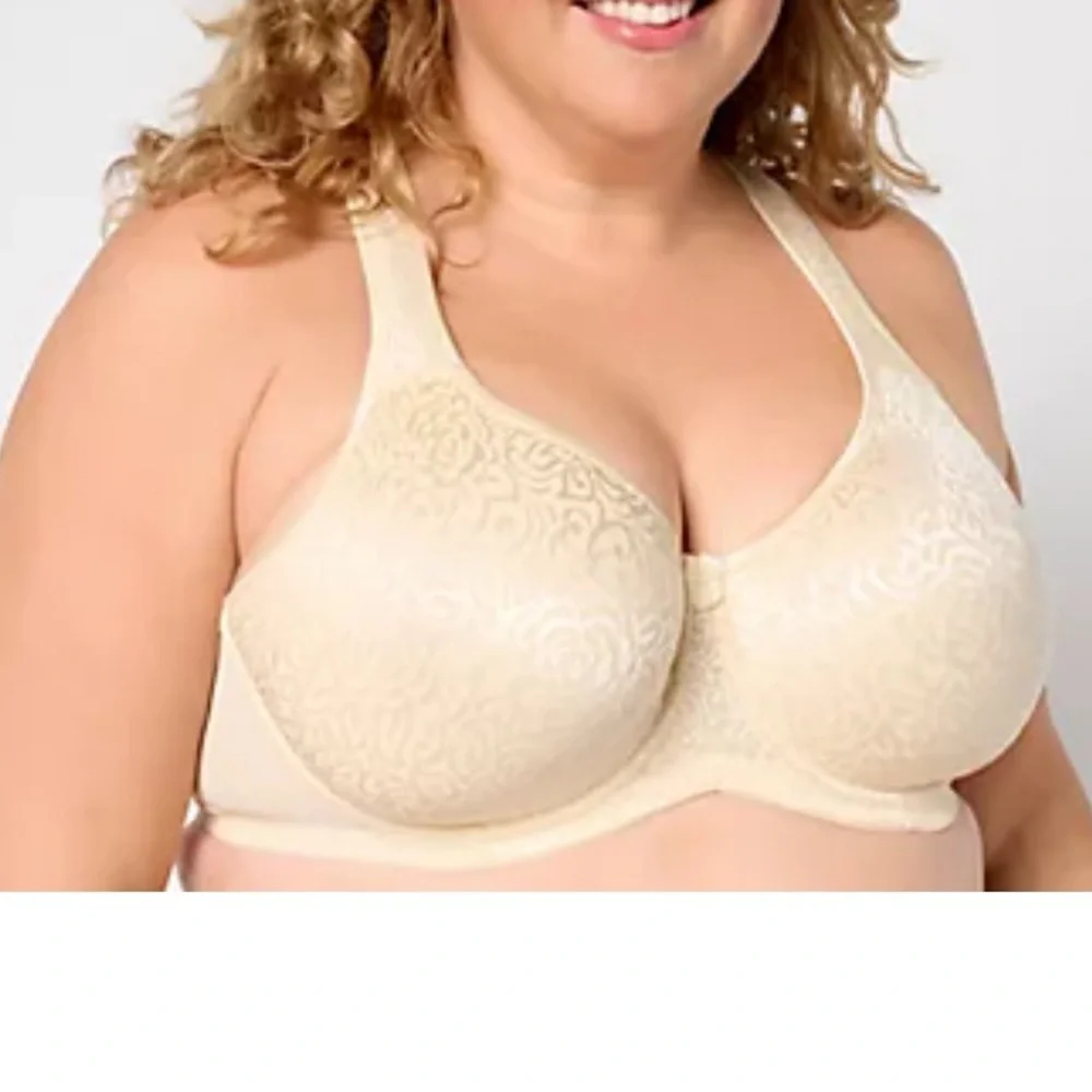 Breezies Wild Rose Seamless Underwire Support Bra -Core Brown Size 46DDD - Picture 11 of 11